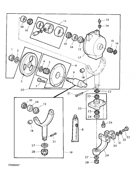 Arm Knife Drive 80 mm John Deere H86911