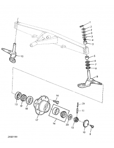 Butuc Roata, Spate John Deere Z12966, Z12481 2