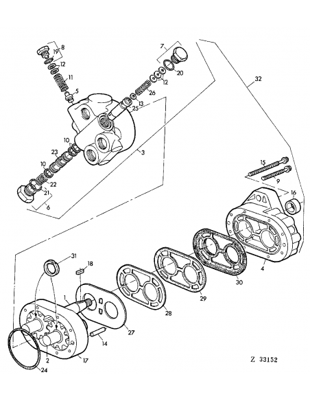 Pompa Hidraulica John Deere AZ19692, AZ53802, AZ49541, AZ17502, AH62124, 1598626790