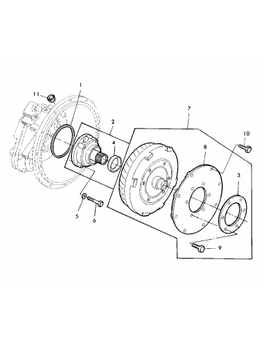 Pompa Hidraulica Transmisie (Torque Converter II) John Deere AZ56732, TURNER 3010, 911
