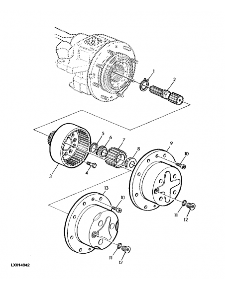Rulment 37.96x54.70x15.99 mm  0750117734, 0750117633, AL117021, F514.300.020.410, F514300020410
