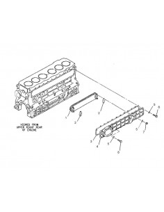 Core Oil Cooler Caterpillar 125-2970, 1252970