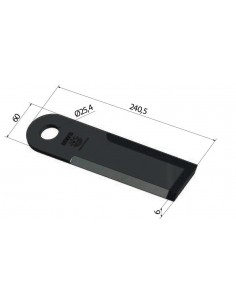 Knife 240.5x60x6 mm Capello 03.2021.01, 03202101