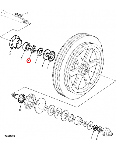 Nut John Deere Z57707