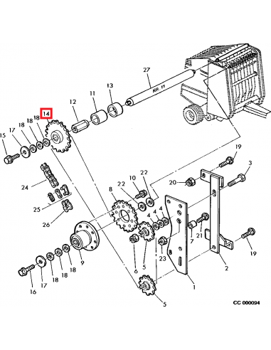 Pinon Z-24 John Deere CC107849, DC32251