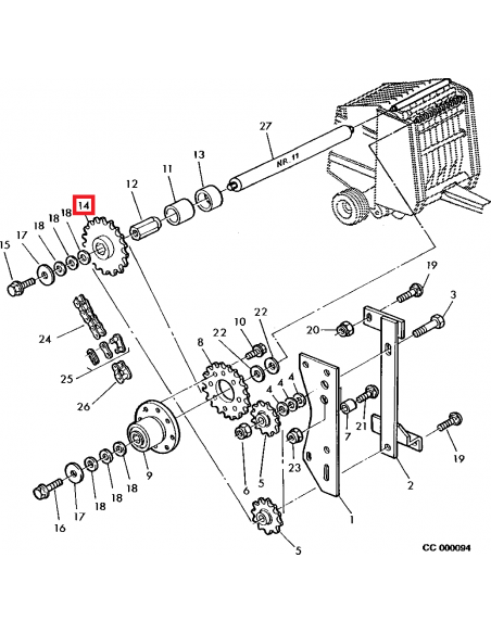 Pinon Z-24 John Deere CC107849, DC32251
