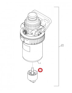 Sensor, Fuel Filter CNH 2855647, 504149662, 87612475 2