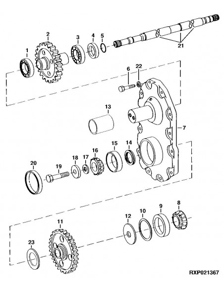 Pinion Z-44 John Deere R130894