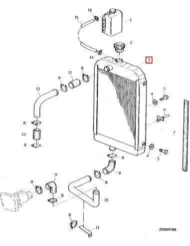 Radiator Racire Motor John Deere AZ46204