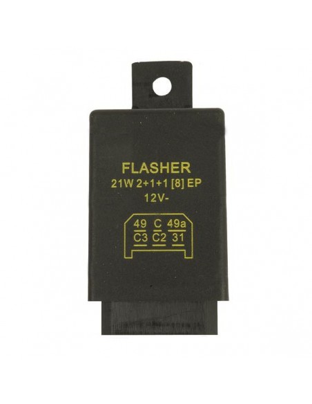 Indicator Flasher Unit 12V, 21W 2+2+1 [8] EP