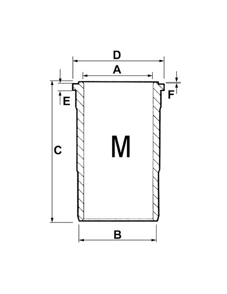 Camasa Motor 106.50 mm, John Deere R116383, R116397, R515037, R80500, RE500024, 26/35-150