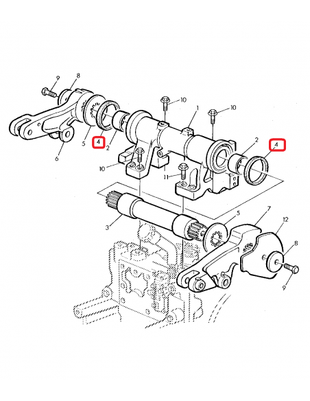 Simering 106x125x12.5 mm John Deere L75841