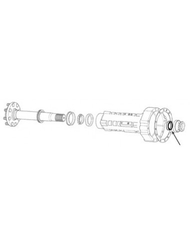 Simering 115x140x15 mm Case IH/Landini 3220032R91, 3220032R92