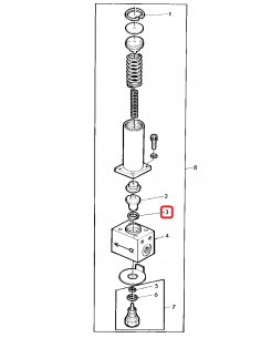 Simering Etansare John Deere AL58676, L35916 2
