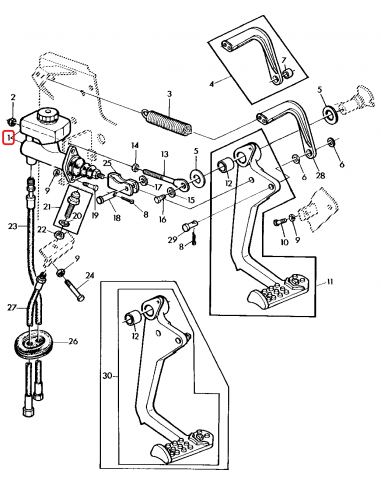 Pompa Centrala, Ambreiaj Ø 23.81 mm John Deere AL57619, KG23019.1.3, S5457, 5457