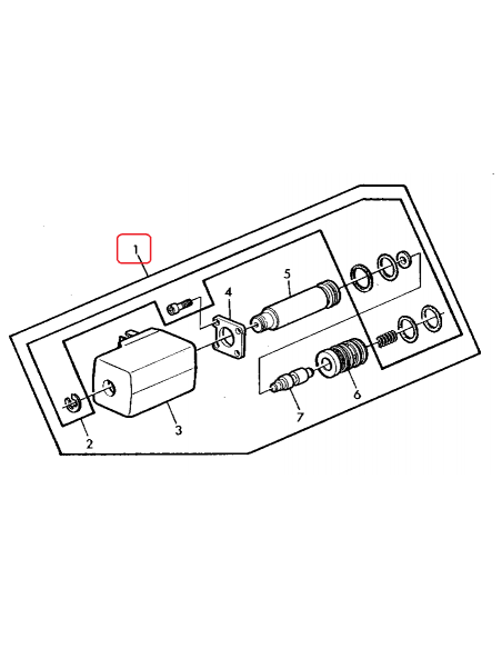 Valva Solenoid, Bobina Cuplare 4X4, 12V John Deere AL58788, AL30198, AL37367, PN463588, 463588, PN458670, 458670