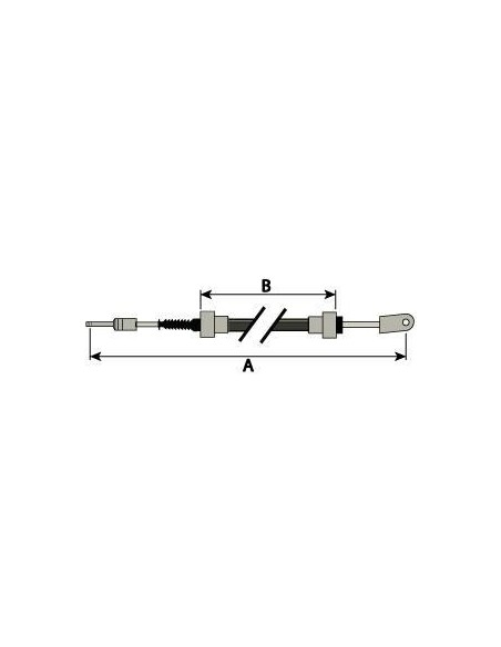 Clutch Cable 1480 mm 3670604M93, 3670604M95, 3670604M96, 4206156M91, 4206456M91