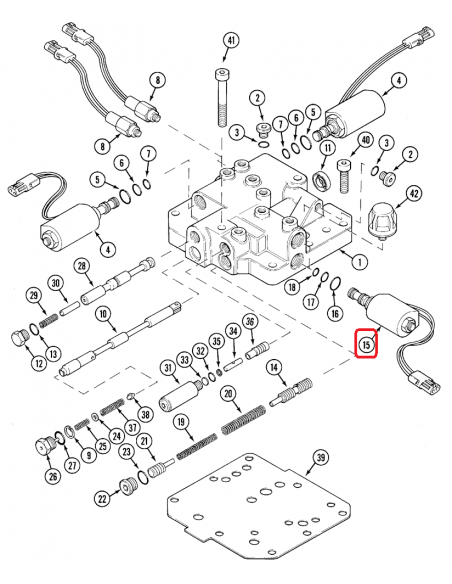 Electrovalva Cuplare 4x4 Case 1971474C3, 1971474C1, 1971474C2, 117547A1, 117547A2, 117547A3, 1346372C1, 1346372C2, 1976896C2, 19