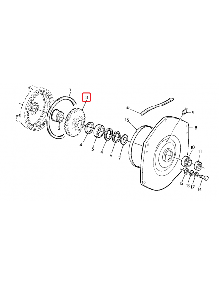 Planet Pinion John Deere Z12984, Z11056