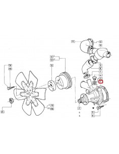 Gasket, Water Pump 22022101F 2