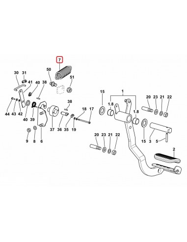 Spring, Clutch Same 2.4049.242.2, 240492422, 2.4049.236.2, 240492362