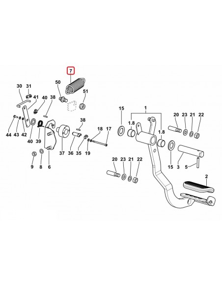 Spring, Clutch Same 2.4049.242.2, 240492422, 2.4049.236.2, 240492362