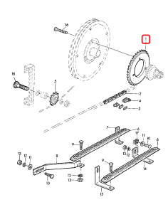 Pinion Taietor Ø 176x315 mm Z-37 John Deere Z30557, Z39310 2