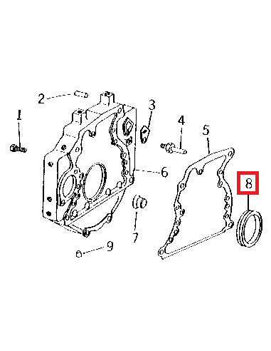 Simering Palier 117.80x146.35x13.30mm John Deere T20326, C/R800793