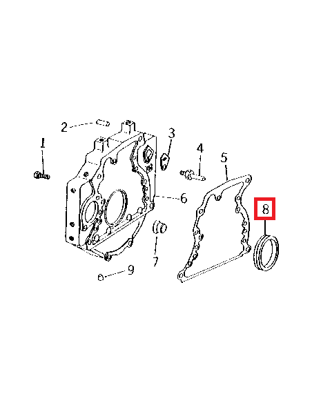 Simering Palier 117.80x146.35x13.30mm John Deere T20326, C/R800793