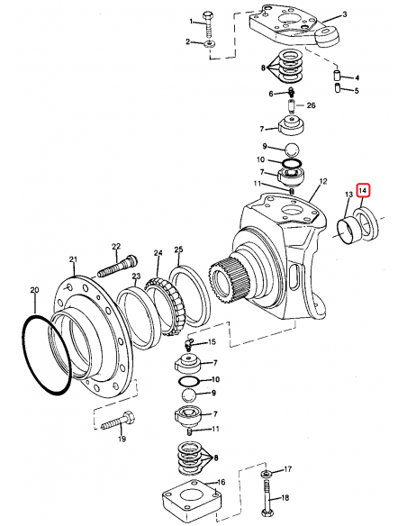 John Deere RE36279, RE60269, RE61248, RE64225, T14-075010500160-NCC