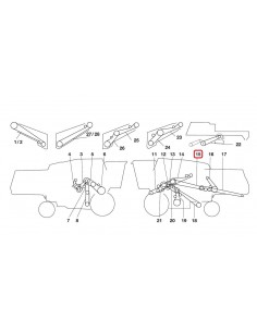 Curea 3HB-4855 mm (3HB-4876La) John Deere Z59286, Gates 0224406, 072032737, 72032737, AP1001911, 072032737, 72032737, 47441074, 2