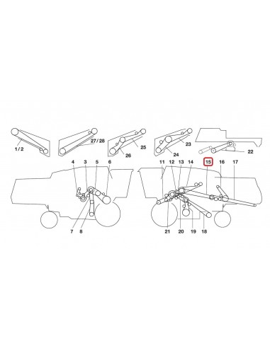V-Belt 3HB-4855 mm (3HB-4876La) John Deere Z59286, Gates 0224406, 072032737, 72032737, AP1001911, 072032737, 72032737, 47441074,
