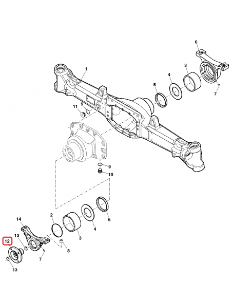 Flansa Diferential Z-22 John Deere SU21065, 725.04.051.01