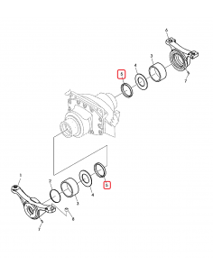 Inel Etansare Ø 145X170X15 mm John Deere R271463, R271463A, 6005009870, V35729400,  F334300020130, 001.11.3340, 001113340 2