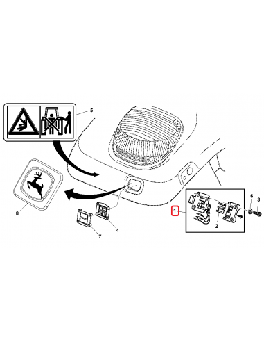 AL172871,  AL170735, AL81040, John Deere, Tractor