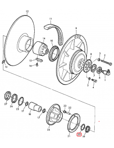 O-Ring Variator Toba John Deere Z42028 2