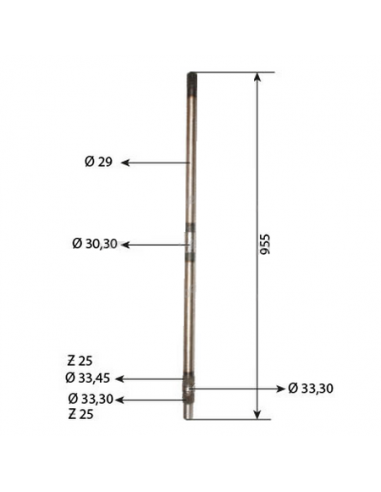 Ax Priza Putere 953 mm Ford New Holland 83913807, D8NN7A684AB, 87767015, 87554791