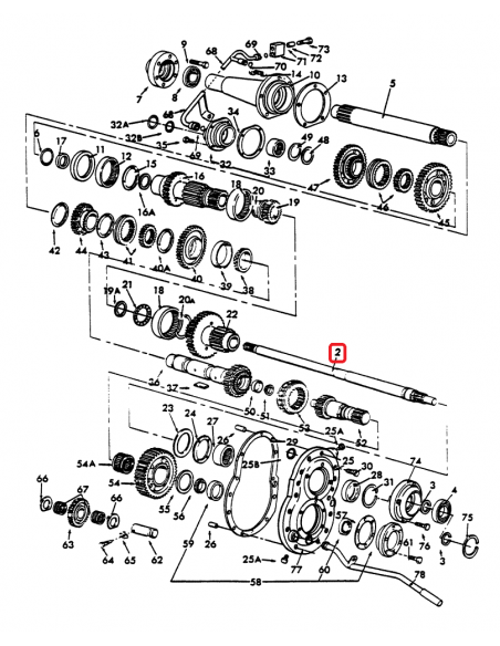 Ax Priza Putere 953 mm Ford New Holland 83913807, D8NN7A684AB, 87767015, 87554791