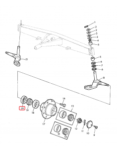 Seal 70x100x10 mm AS John Deere AZ46190 2