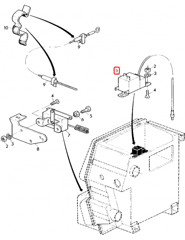 Termostat Aer Conditionat John Deere AZ50486, AZ43779, AZ49548