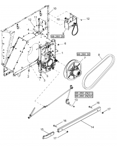 Curea Rotor 76.2x2790 mm Case IH 87714971, 87615553, 0751553, AP1005539 2