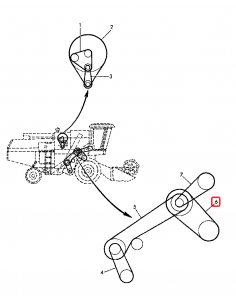 V-Belt 2121 mm John Deere Z20823, Z53288, 06215226, 6215226, 0621 5226, 06345010, 6345010, 0890009464.676, 089-000946-4.676, 920 2