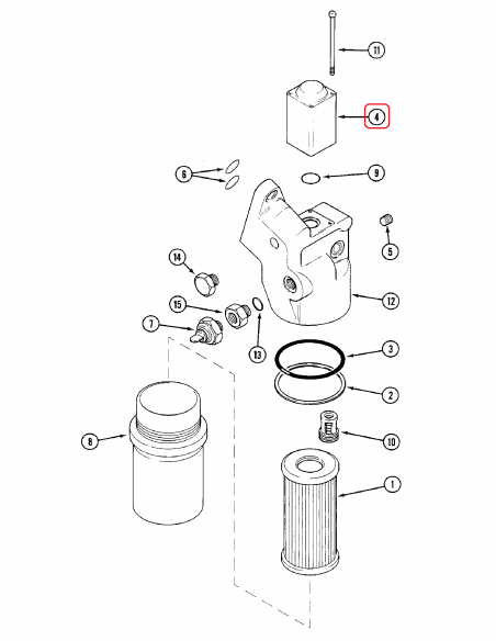 Solenoid Valve 4W Case-IH 1328618C1, 47545563