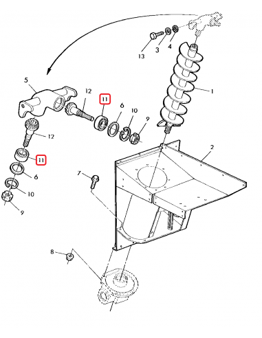 Rulment 34x64 mm John Deere AZ37456, FAG Z-532066.22, 03H291