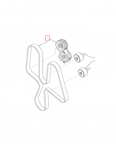 Belt Tensioner Case-IH/New Holland/Steyr 84187972, 87300113, 504088267, 84144622