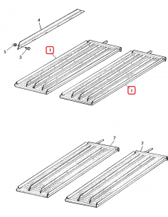 Sita Superioara 800x1495 mm John Deere AZ43469, AZ49147 2