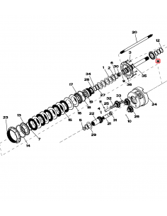 Rulment 70X110X20 mm John Deere YZ91412, 6014RS, 6014-RS