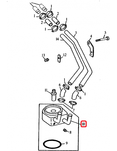 Racitor Ulei Motor, Termoflot John Deere AR64415, AR98852, RE14448, RE31929