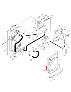 Difuzor Aer Radiator John Deere RE69195