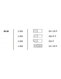Segmenti Piston Ø 85-2x2x2x4 mm STD (85.0 mm) Lombardini 2
